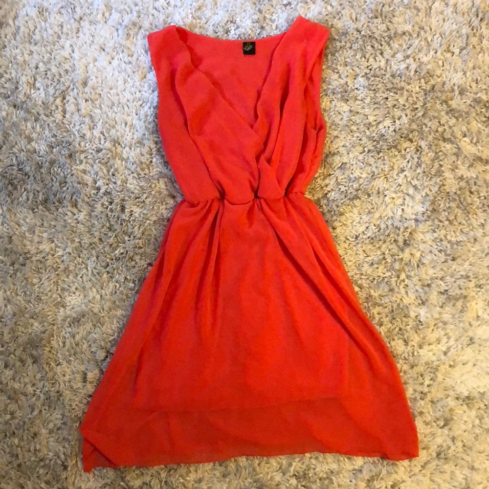 Boutique coral dress